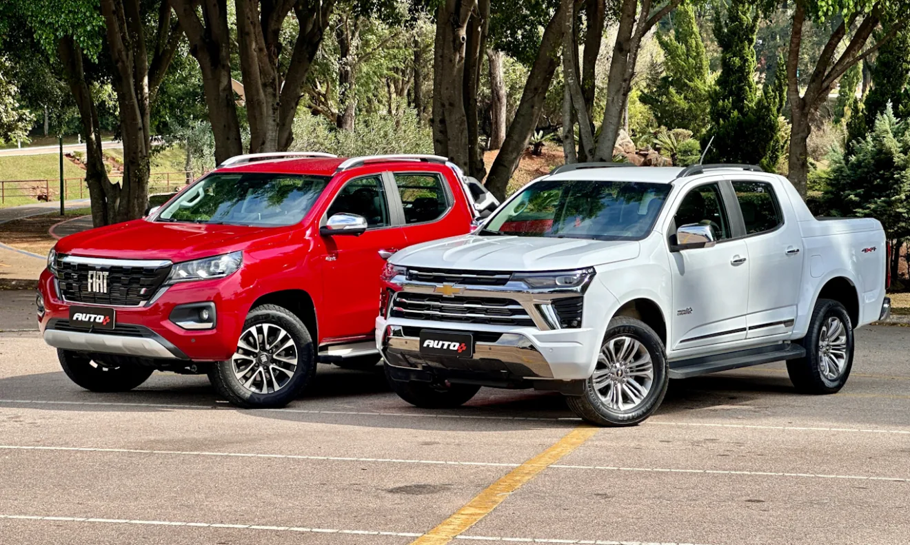 Chevrolet S10 High Country e Fiat Titano Ranch [Auto+ / João Brigato]